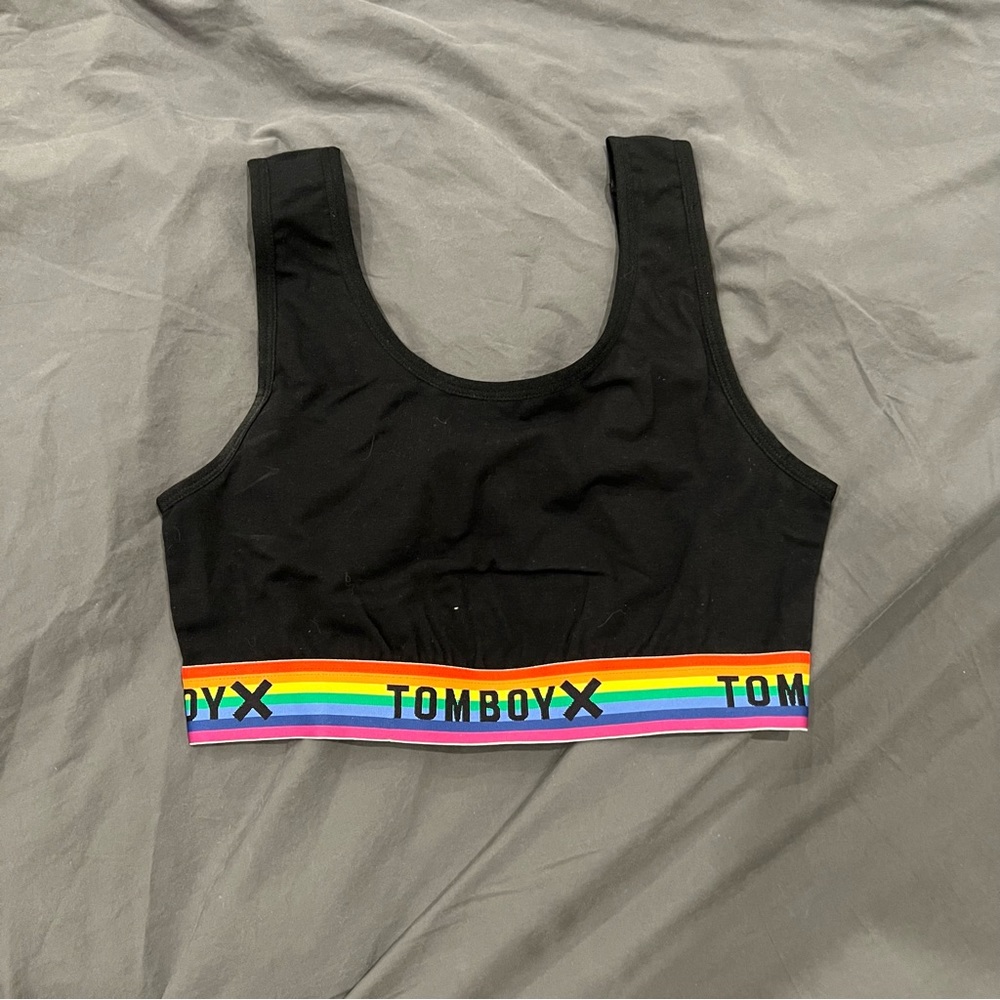 Rainbow Tomboy Sports Bra
